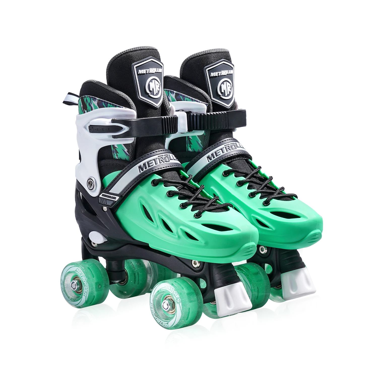 Kids Safe Glitter 4 Flashing PU Wheels New Design  Quad Skates Roller Skates in Stock