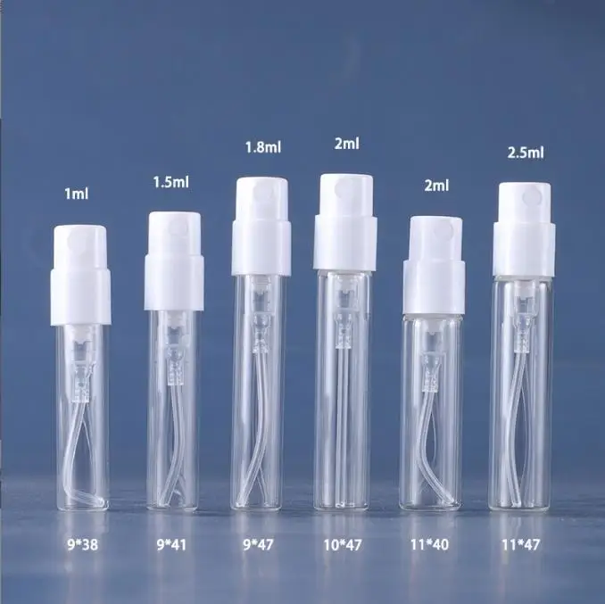 Shop Our Clear Tube Vial Perfume Spray Bottles 1ml to