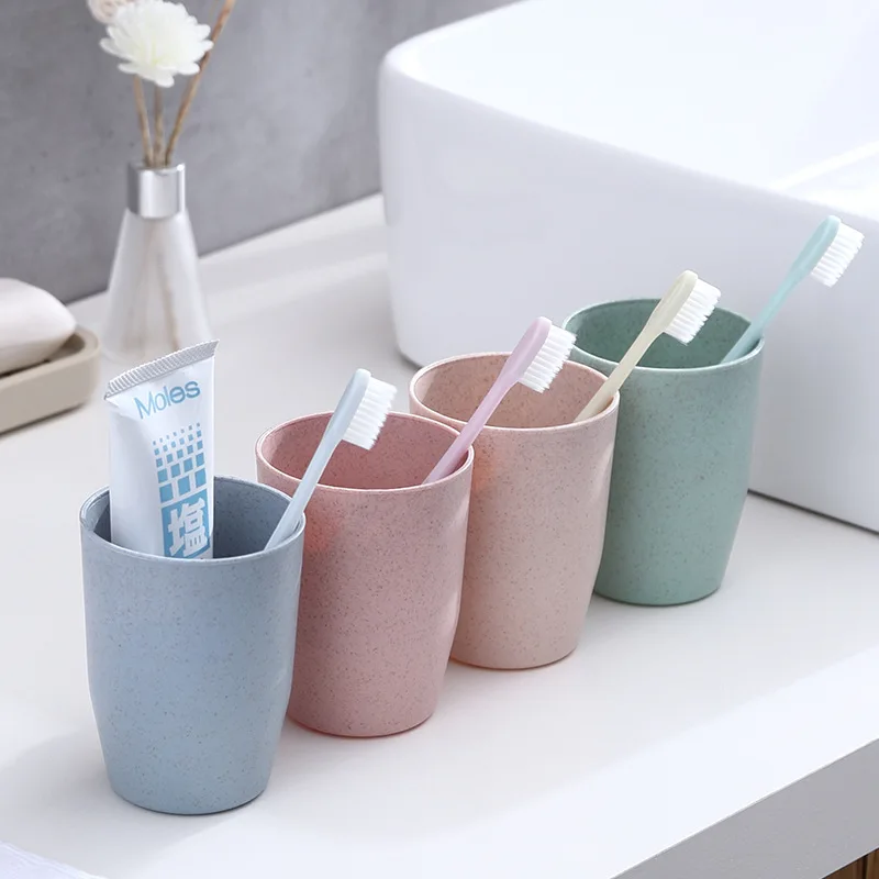 wholesale classic reusable plastic water cup portable travel toothbrush cup Gargle Cup
