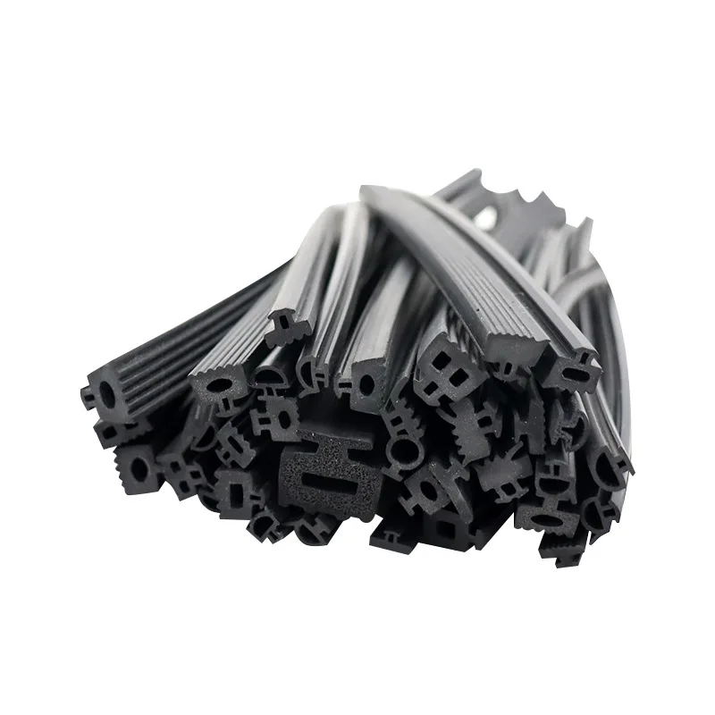 CHAO SHENG Custom Made Waterproof  Soundproof Rubber Gasket Molded Flock Epdm Rubber Auto Window Seal Gasket Strip