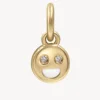 gold smiling face