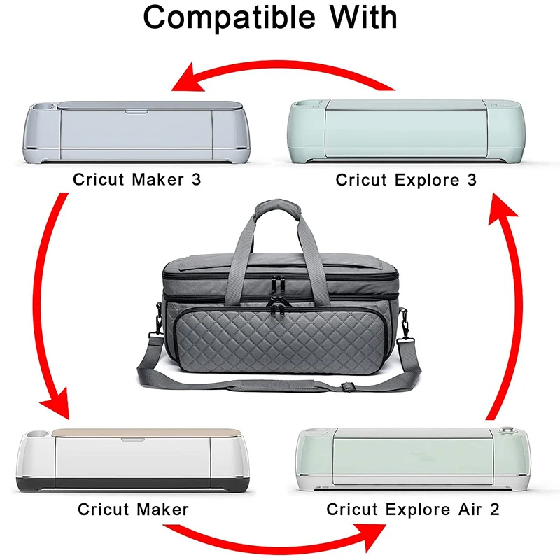 Bolsa de transporte compatible con Cricut Maker, Maker 3 Explore