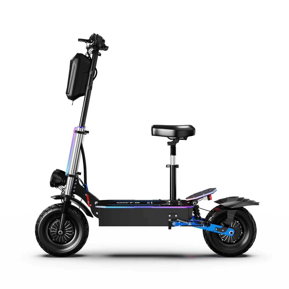 3000w Dual Motor Two-seater Electric Scooter With Seat Ce Certified
