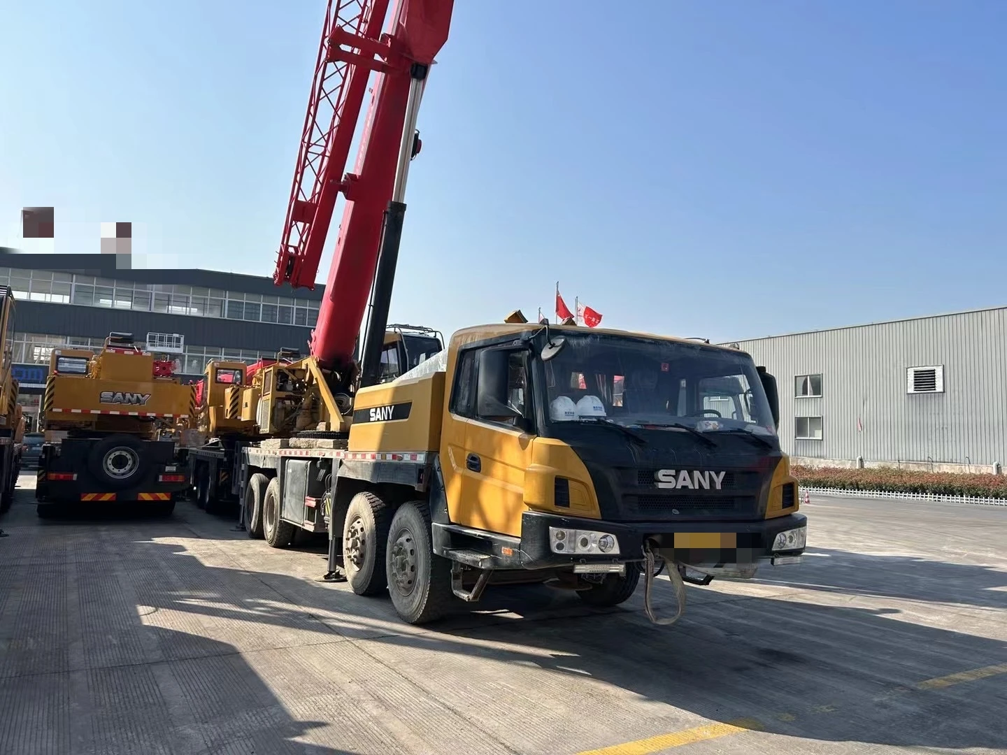 Original China Sany STC500 50t Second Hand Truck Cranes Power Saving