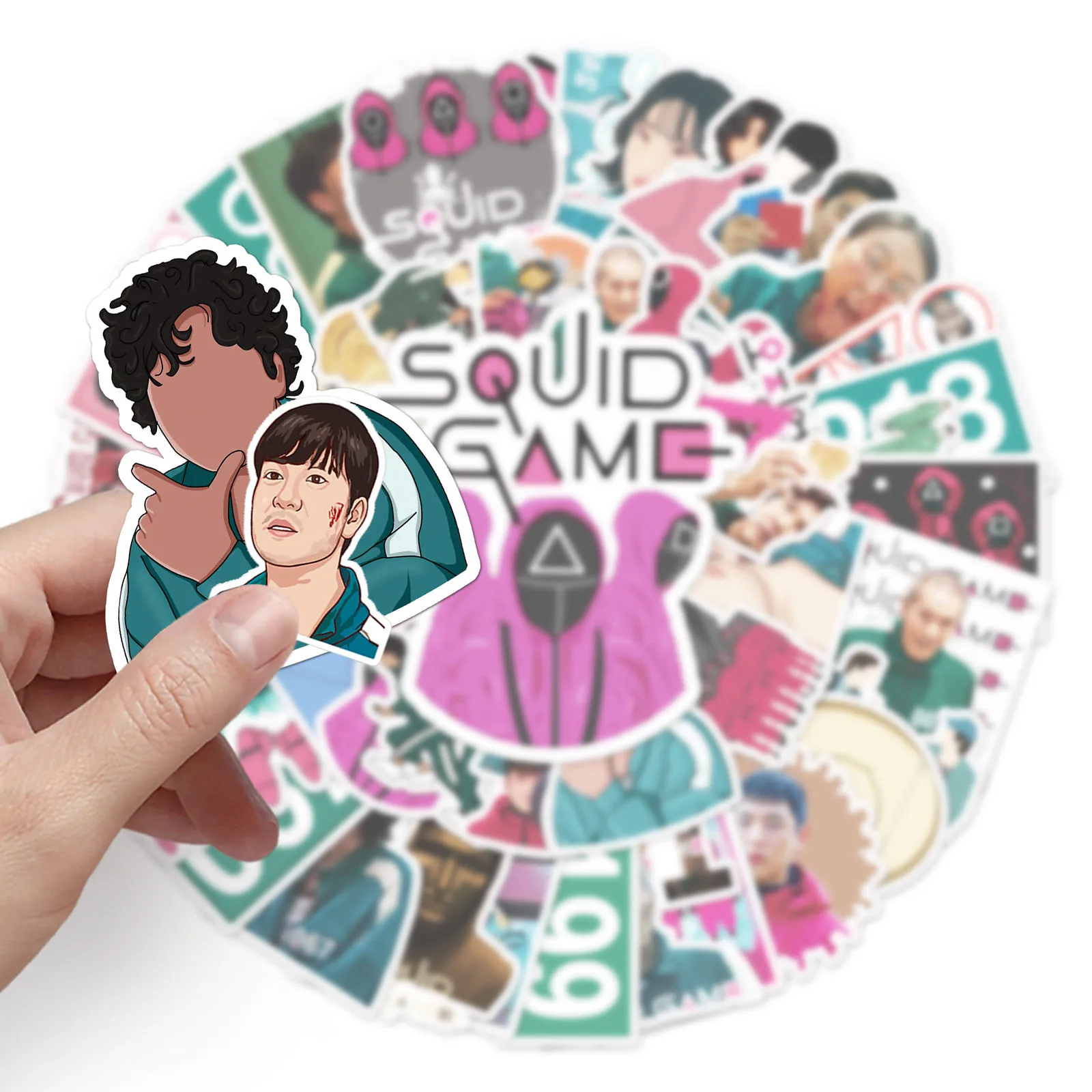 Korean Tv Movie Show 50 Pcs/pack 100pcs Squid Game Card Stickers For Squid  Game - Buy Stickers Squid Game,Squid Game Stickers,Squid Game Card Sticker  Product on Alibaba.com
