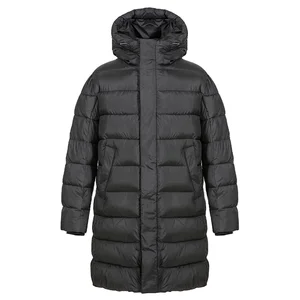 Men's Winter  Casual Long Fashion Thick Outdoor Men Puffer  With Hooded Black Sports Parka 70701 Hip Hop Parka