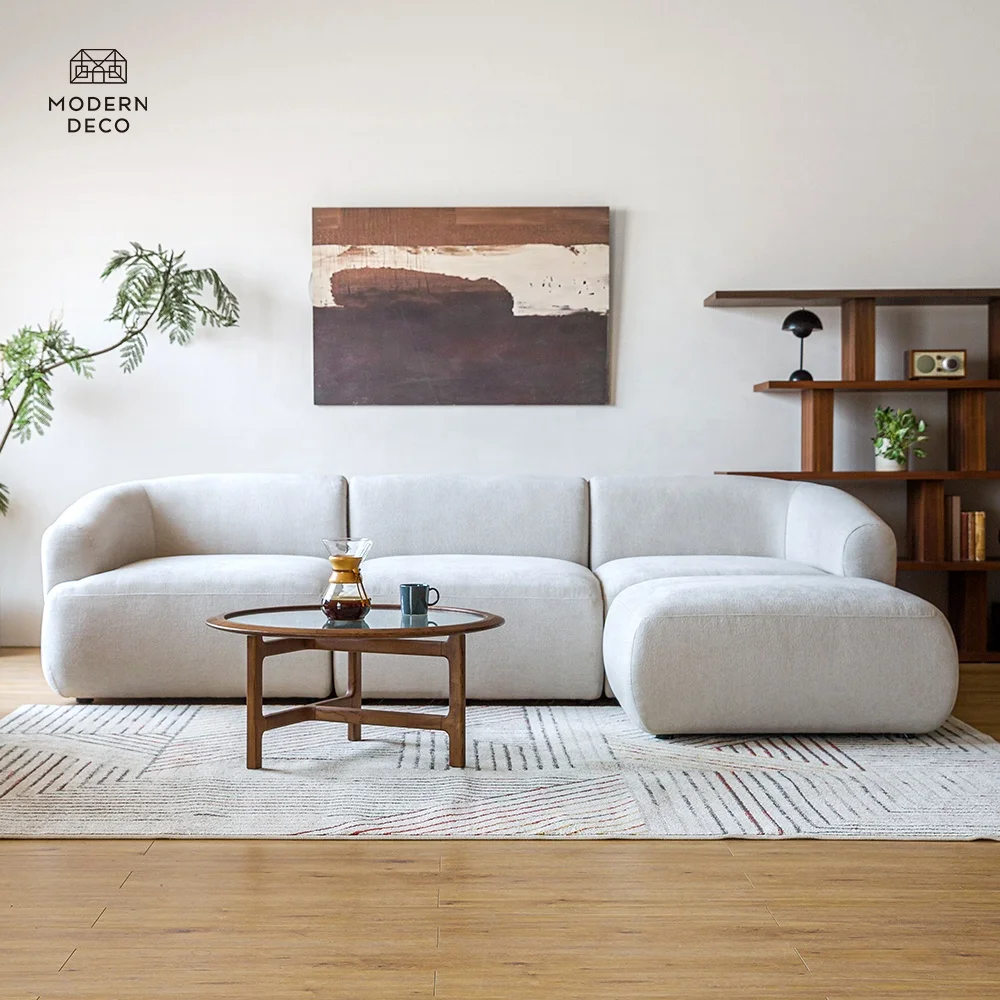 Yeni Özel Yapım Living Odası Modern Modüler Sofa Seti Mobilya Sectional Fabric Sofa