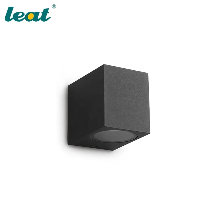 Aluminium fixed outdoor down wall pillar lighting LED GU10  Downward decorative wall led light