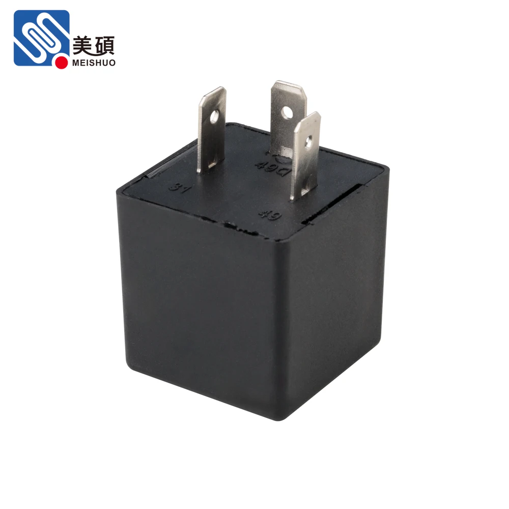 MFB-3-24V 3P Flasher Relay Nickel-plated Copper Easy Plug and Play Universal Replacement for 24V DC No Wiring Needed