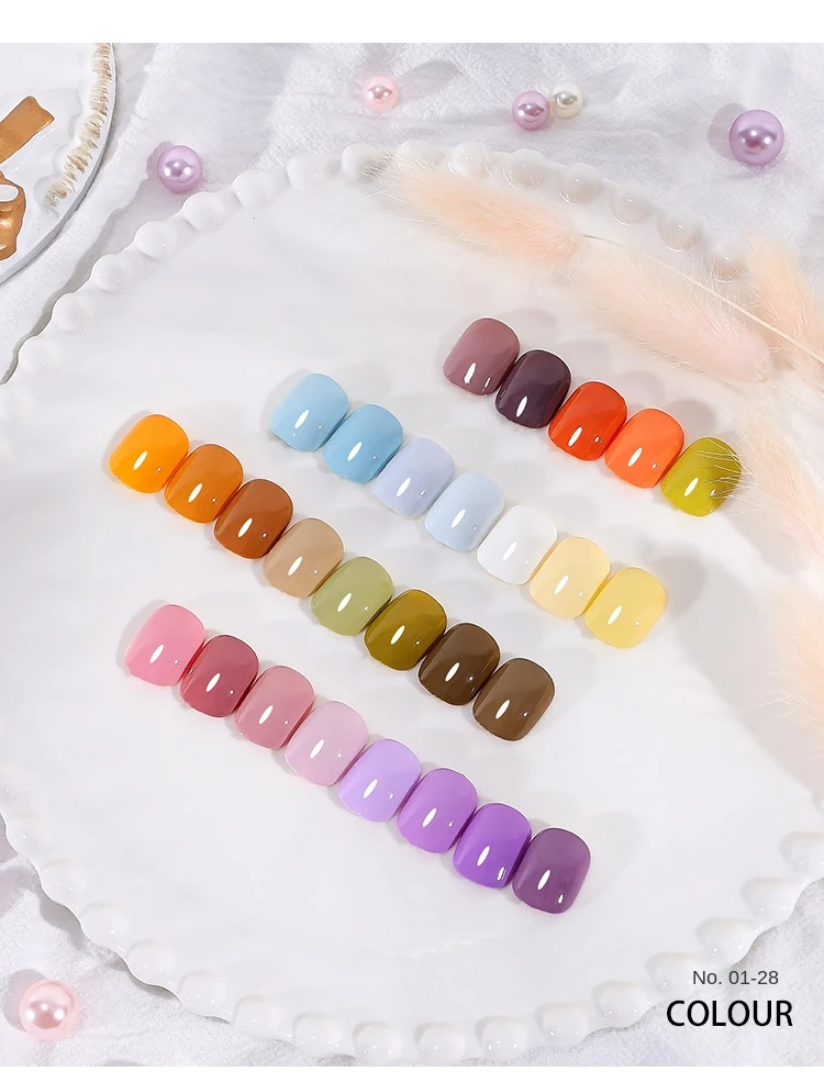 Sansu 60 Colors Gel Nail Polish Set Gel Polish Set Easy Soak Off 15 Ml