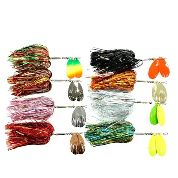 Hot Selling Artificial 45g 22cm Copper Spinner Bait for Musky & Trout Float Fishing Metal Spoon Lure – Metal Jig – view 3