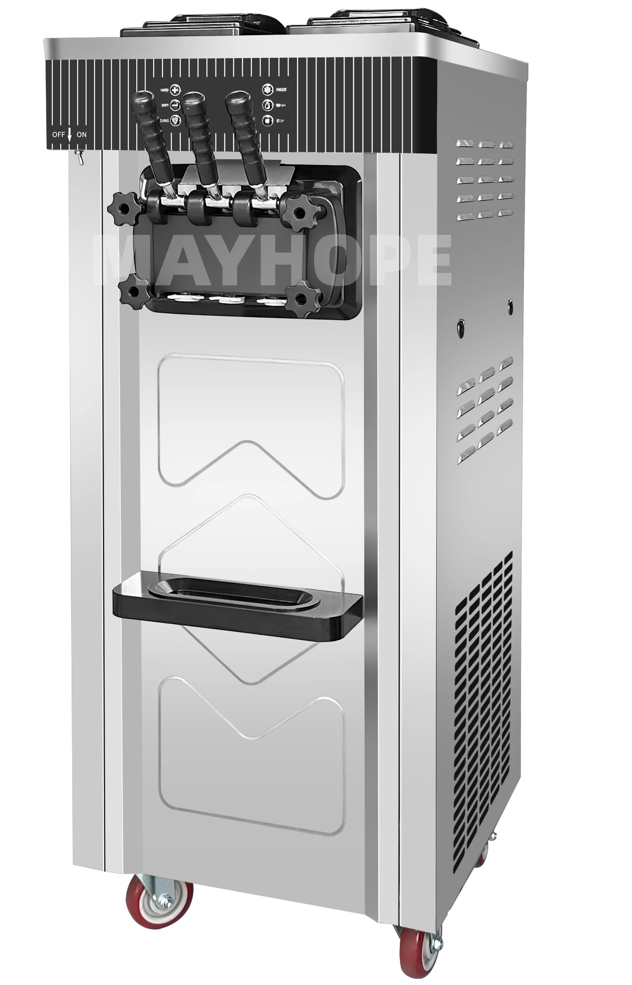 Doubleheaded Ice Cream Cone Machine Press Type Egg Tray Machine Waffle