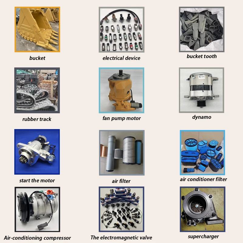 Construction Machinery Parts Excavator Hydraulic Main Pump Inverse