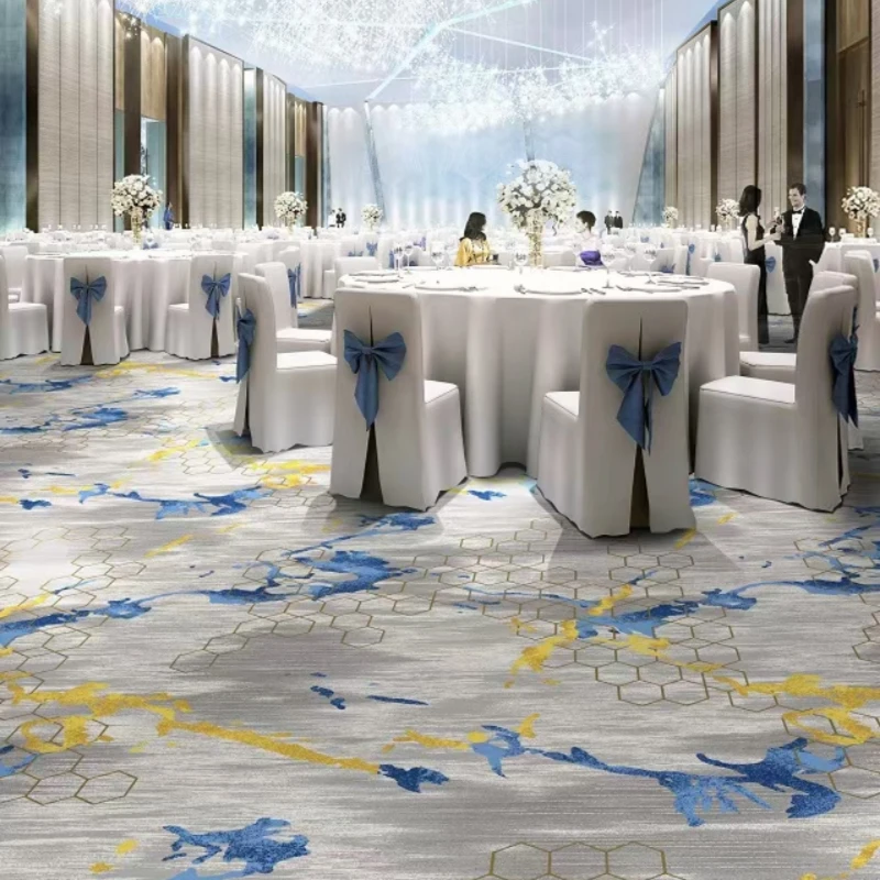 High Quality Luxury Carpet Large Flower Hotel Hall Pool Room Billiard