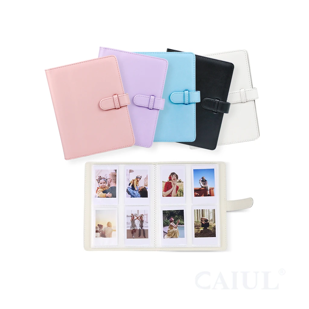 
Caiul Kpop 128 карманов из искусственной кожи карточка для игр фото свадебная книга Instax Мини держатель для фотографий фотоальбом 