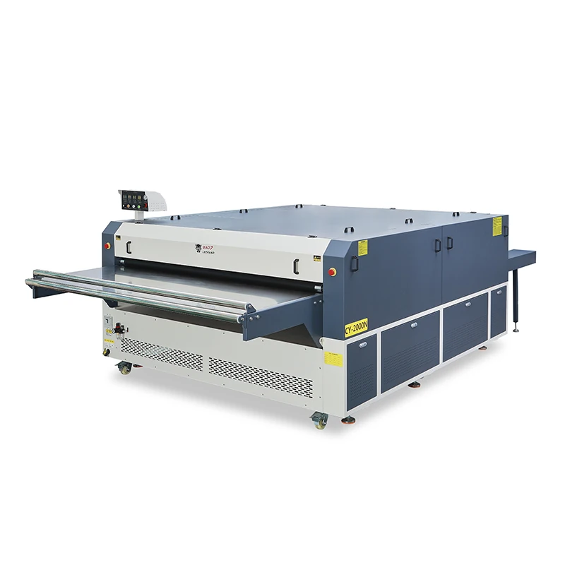 Fabric Continuous Leather Fusing Press Machine Automatic Fabric Covered Button Press Machine 1200mm Width
