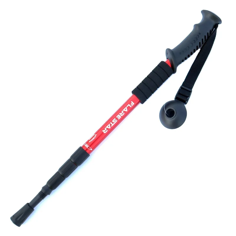 Trekking Poles Portable Hiking Sticks with Shock-Absorbing Spring