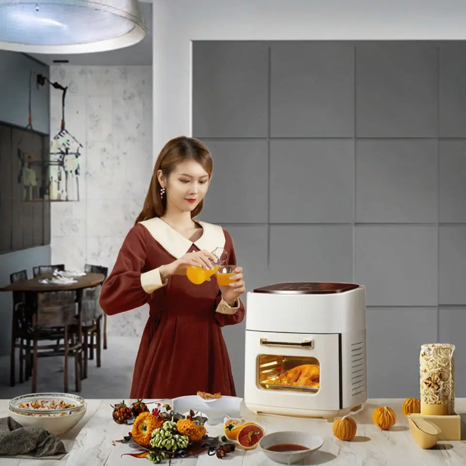 Visual Design 15L Large Capacity Air Fryer Healthy Oil-Free Air Fryer Large Capacity wit aperçu 3