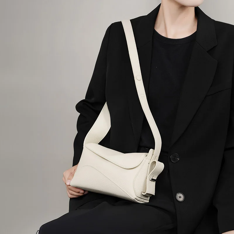 Custom Logo High Quality Leather Ladies Hand Bags Square Crossbody Handbag Tote Purse Bag for Women