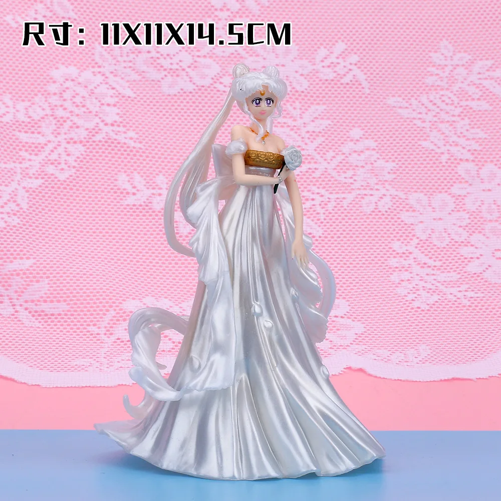 Figura de Anime Sailor Moon, Tsukino Usagi Sailor Universe, modelo de cena, muñecas, vtido de novia, Gk, figuras de acción, juguet, regalos, 37cm, nuevo - AliExprs 26