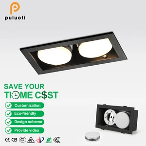 2026 New Produce Modern 10W 14W 18W Recessed Downlight Replaceable Lighting Head Aluminum COB Available 3000K Warm White Indoor