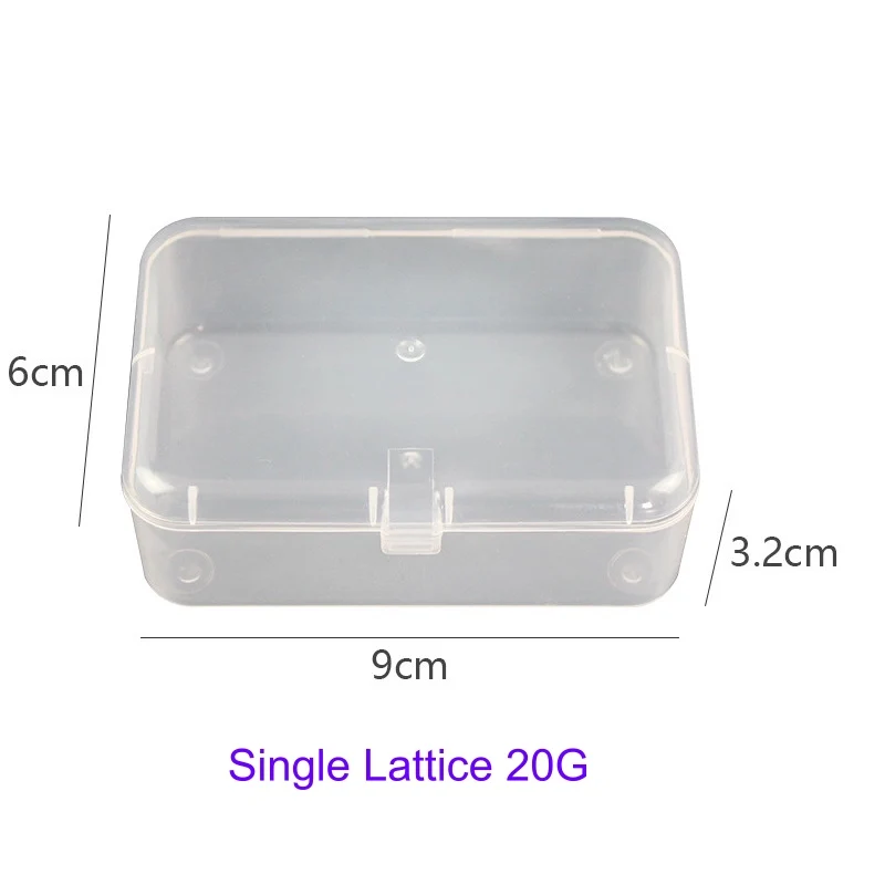 small clear plastic box fishing lure