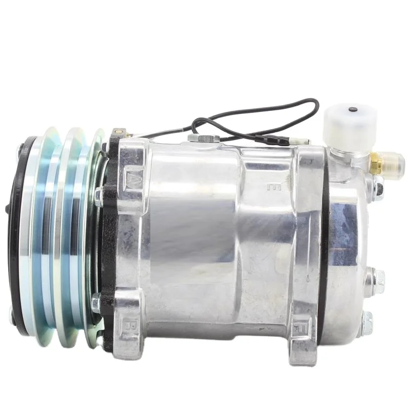 サンデン　エアコンコンプレッサー SD505 リビルト未使用品　モデル90653 サンデン エアコンコンプレッサー SD505 リビルト未使用品
