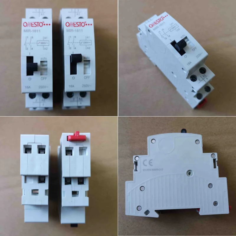 High Quality Impulse Relay 250V AC DC Latching Relay 6V 12V 24V 48V 110V 130V 230V Modular Impulse Relay