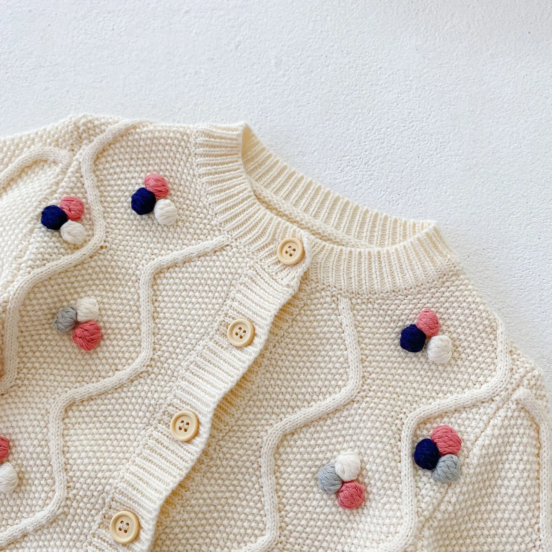 Kleding Meisjeskleding Babykleding voor meisjes Truien Baby Vest Crochet Baby Cardigan 