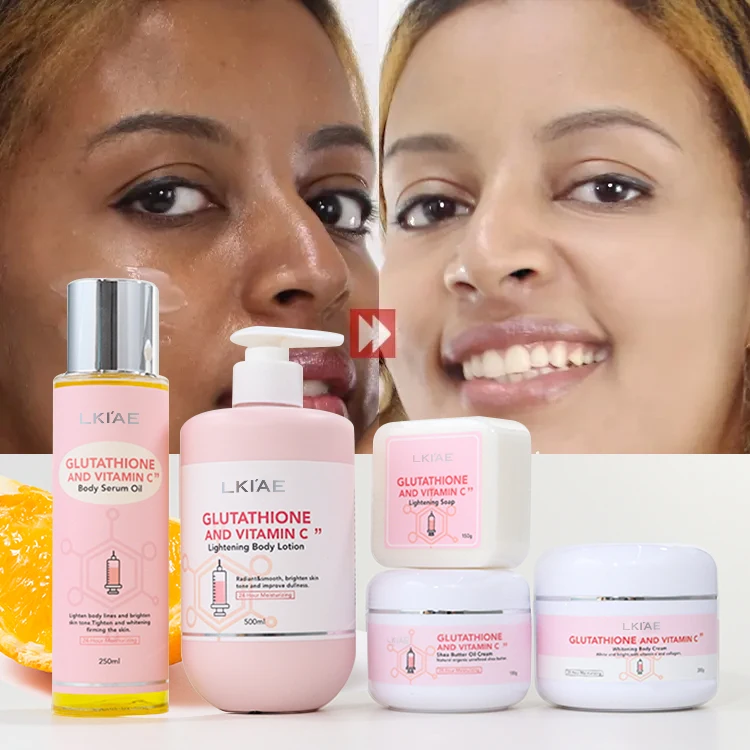 glutathione vitamin c face and body lotion * 1.01oz with Niacinamide & Centella Asiatica Glutathione Brightening Body Lotion for