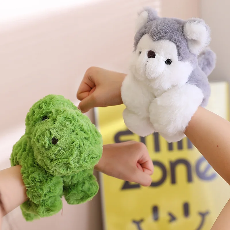 Creative Slap Bracelet Plush Toy Promotional Stuffed Animal Kids Toy