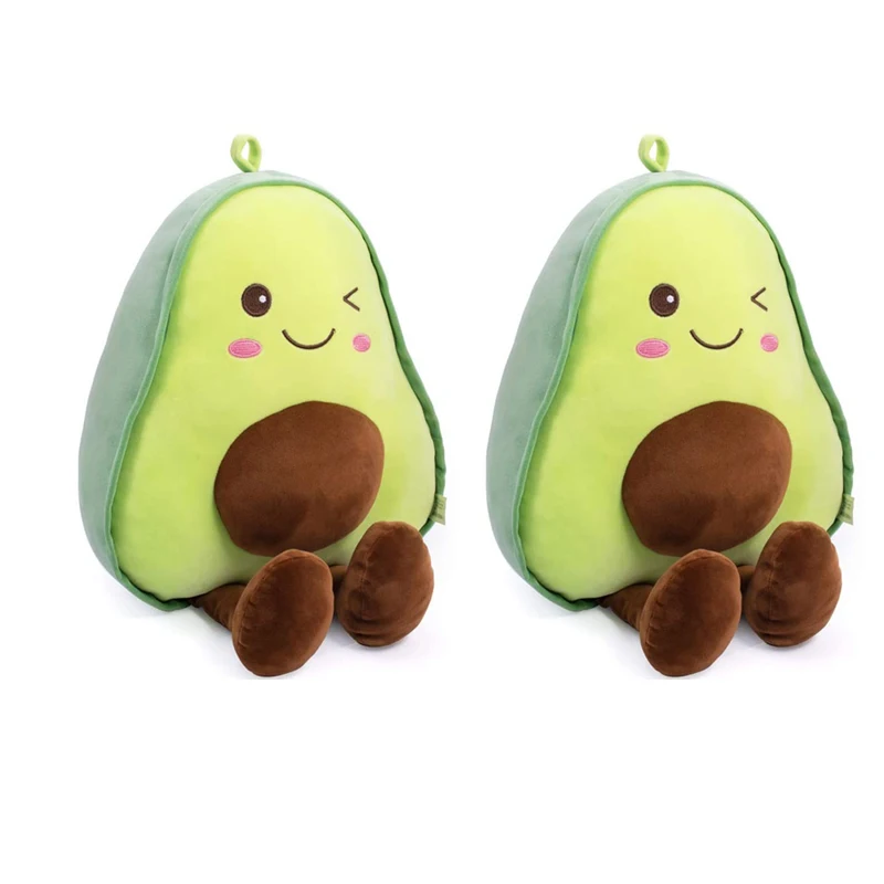 reversible avocado plush