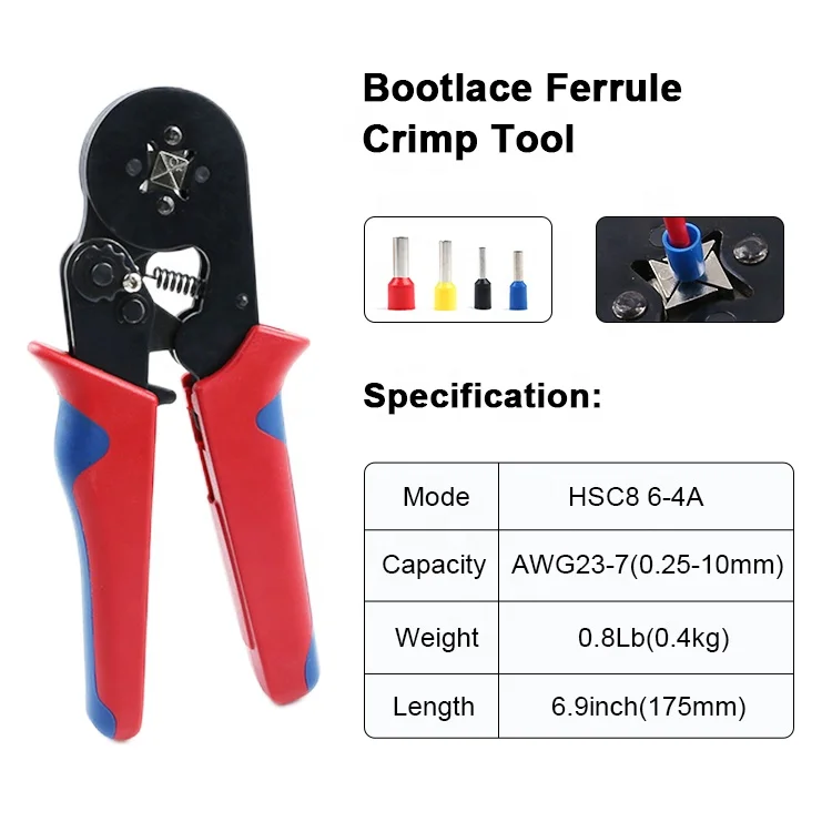 KAIWEETS KWS-302 Crimping Tool Set Multi-function Cable Cutter and Wire Stripper Terminal Crimping Tool Set