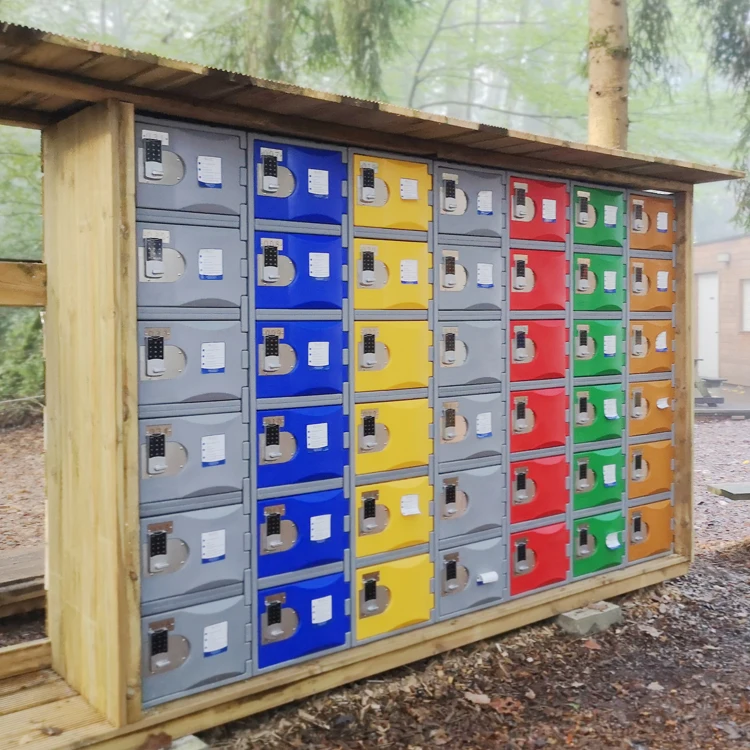 Modern Outdoor Fitness Locker for High School Gym Sports Stadium High Card Access Accessible Cabinet Dimensions Used Teachers