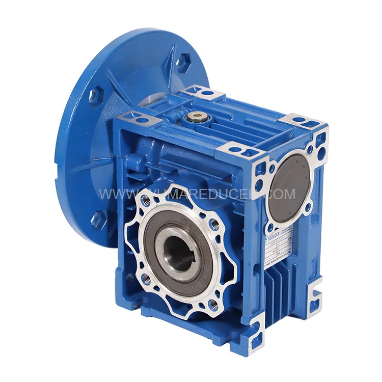 Double Shaft Worm Gearbox 12vt AC Electric Motor Reducer Conveyor Belt Gear Worm Gearbox