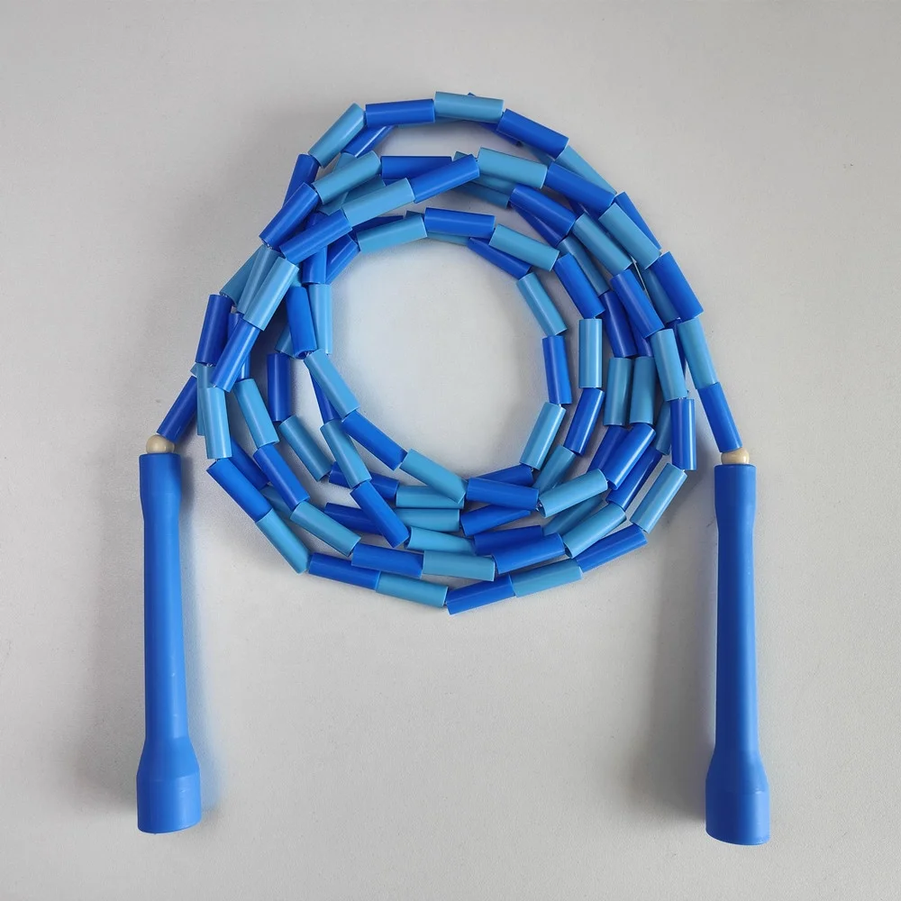 Регулируемая Высококачественная профессиональная скоростная Скакалка для фитнеса с бусинами, без запутывания, для домашних тренировок