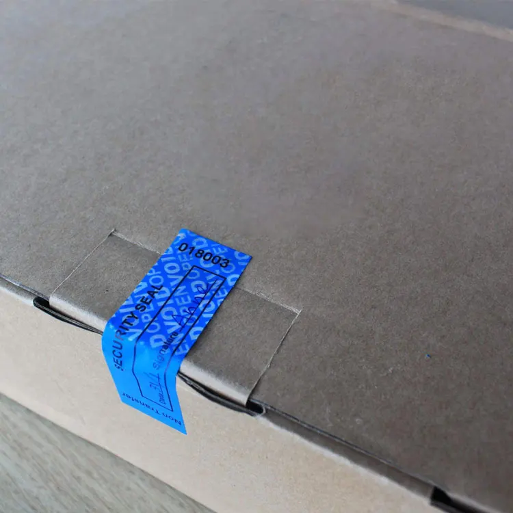 PVC Anti-Theft Security Adhesive Stickers Tamper-Resistant and Proof Asset Labels Anti-Counterfeit Features