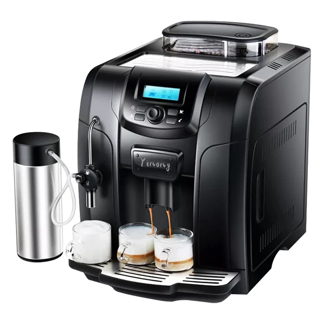 19 Bar Fully Automatic Coffee Vending Machine Price Espresso Coffee Maker Use 15 Customized with Milk Frother Home