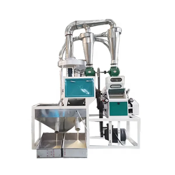 Wheat Semolina Cassava Corn Flour Milling Machine Automatic Aata Chakki Wheat Corn Mill Machine Roller Mill Machine
