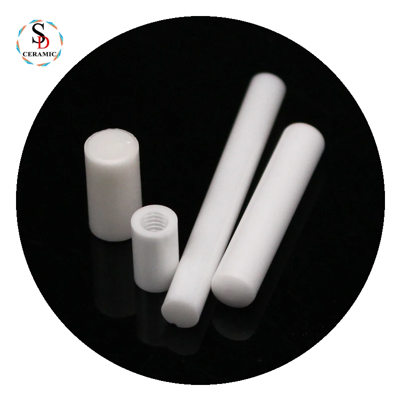 Zro2 High Temperature Zirconia Ceramic Thread Rod
