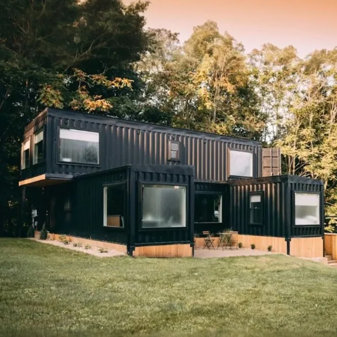 20ft Prefab Shipping Container Home Tiny House with 3 Bedrooms Floating Inflatable Steel Villa