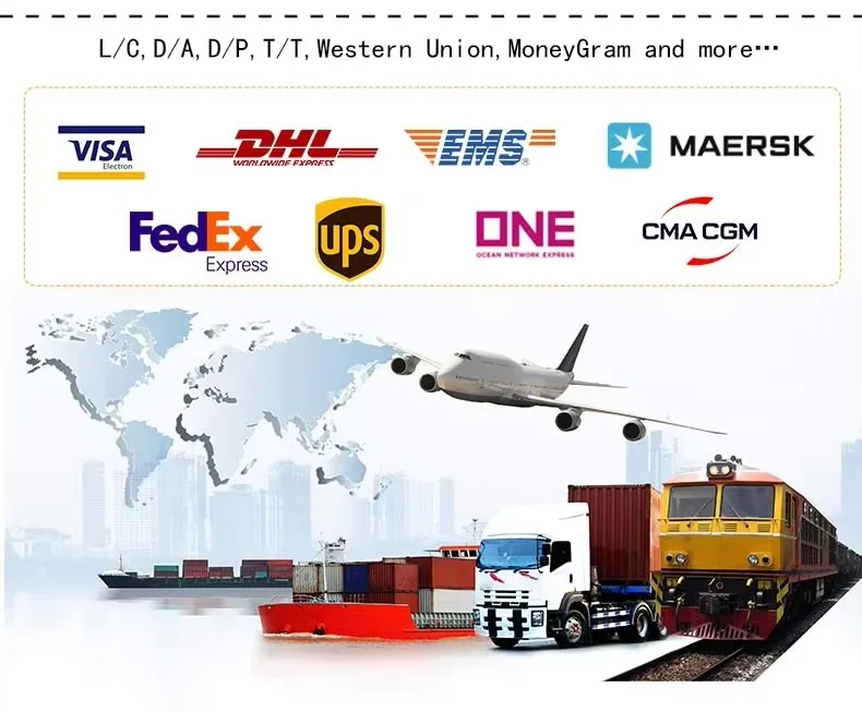 Packaging & shipping specifications