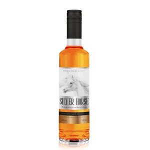 Wholesale Silver Horse Whiskey 700ml Custom logo Glass Bottle Alcoholic Beverage Spirits Drinks