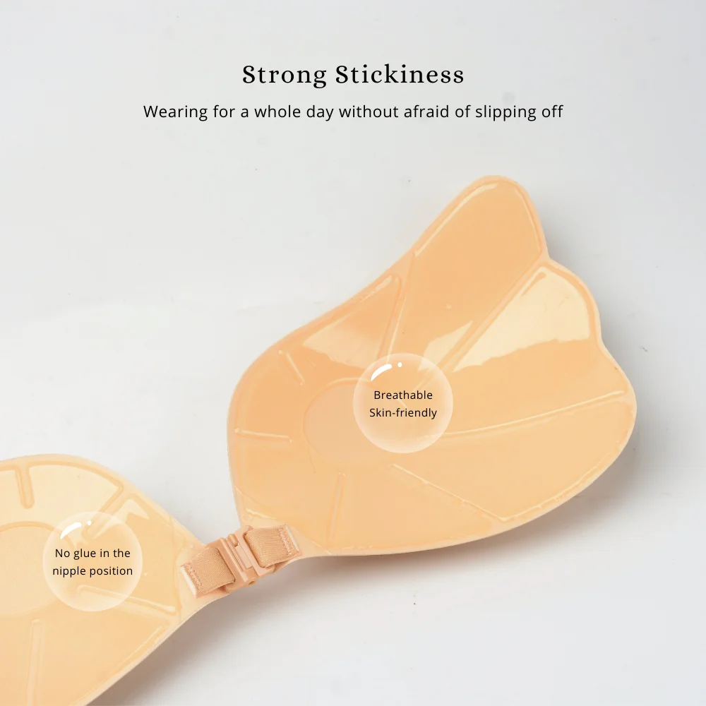 Latest Upgrade Design Invisible Bra Factory Cheap Price Front Closure Bra Strapless Backless 30 Size Women Bras