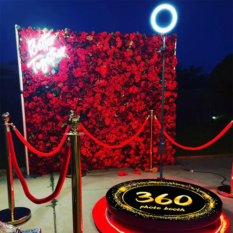 Cabina Fotografica 360° Rotante - Photobooth Feste Con Logo Personalizzato - Foto 9