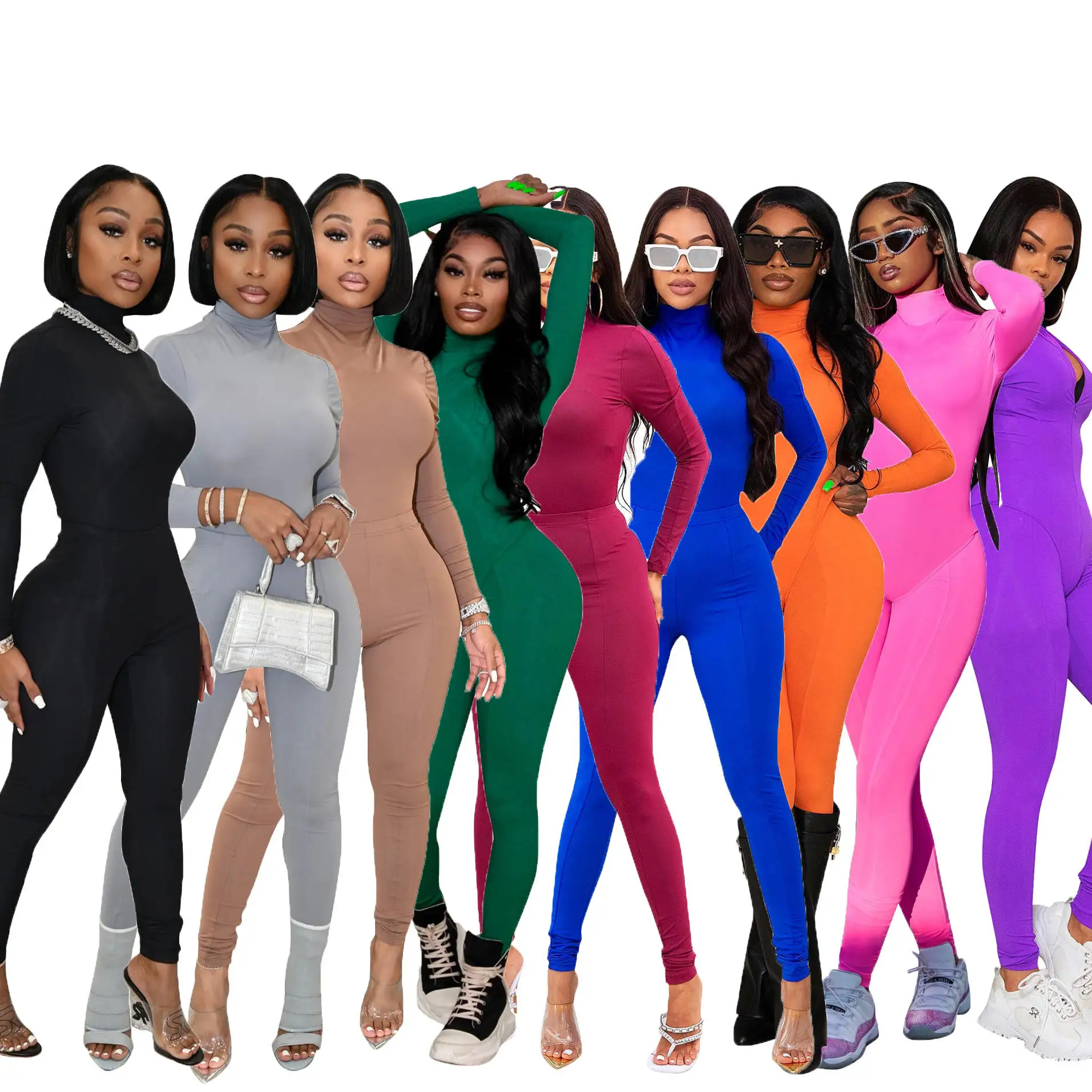 2022 New Autumn Skims Turtle Neck Bodysuit Jogger Two Piece Pants Set  Womens 2 Piece Long Sleeve Bodysuit And Leggings Set - Buy Bodysuit And  Leggings Set Womens 2 Piece Long Sleeve