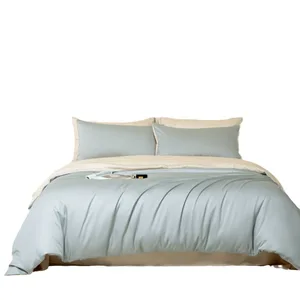 New Design Direct Manufacturer 100% Bamboo Duvet Cover  Cooling Breathable Bamboo Bedding Sheet Set for Home Hotel