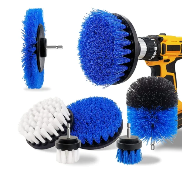 Wholesale electric tile scrubber drill brush set 6 piece, brush for battery  screwdriver 2''/3.5/4 From m.