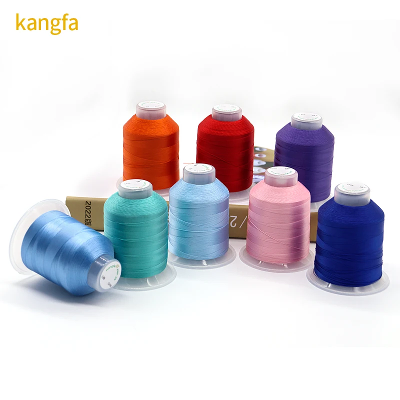 Wholesale Polyester Chinese Traditional Color TEX70 210D/3 High Tenacity Thread Used for  DIY Weaving Handicrafts