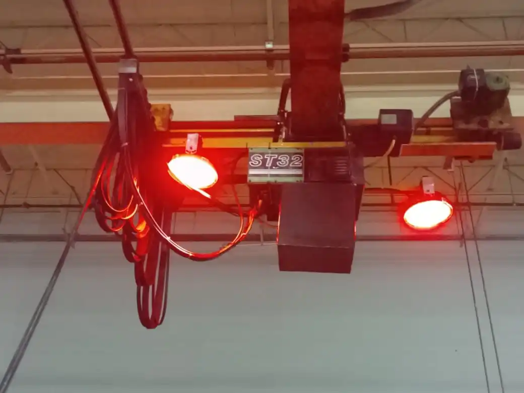 Overhead Crane Safety Light 9inch Blue Red Crane Spot Warning Light For
